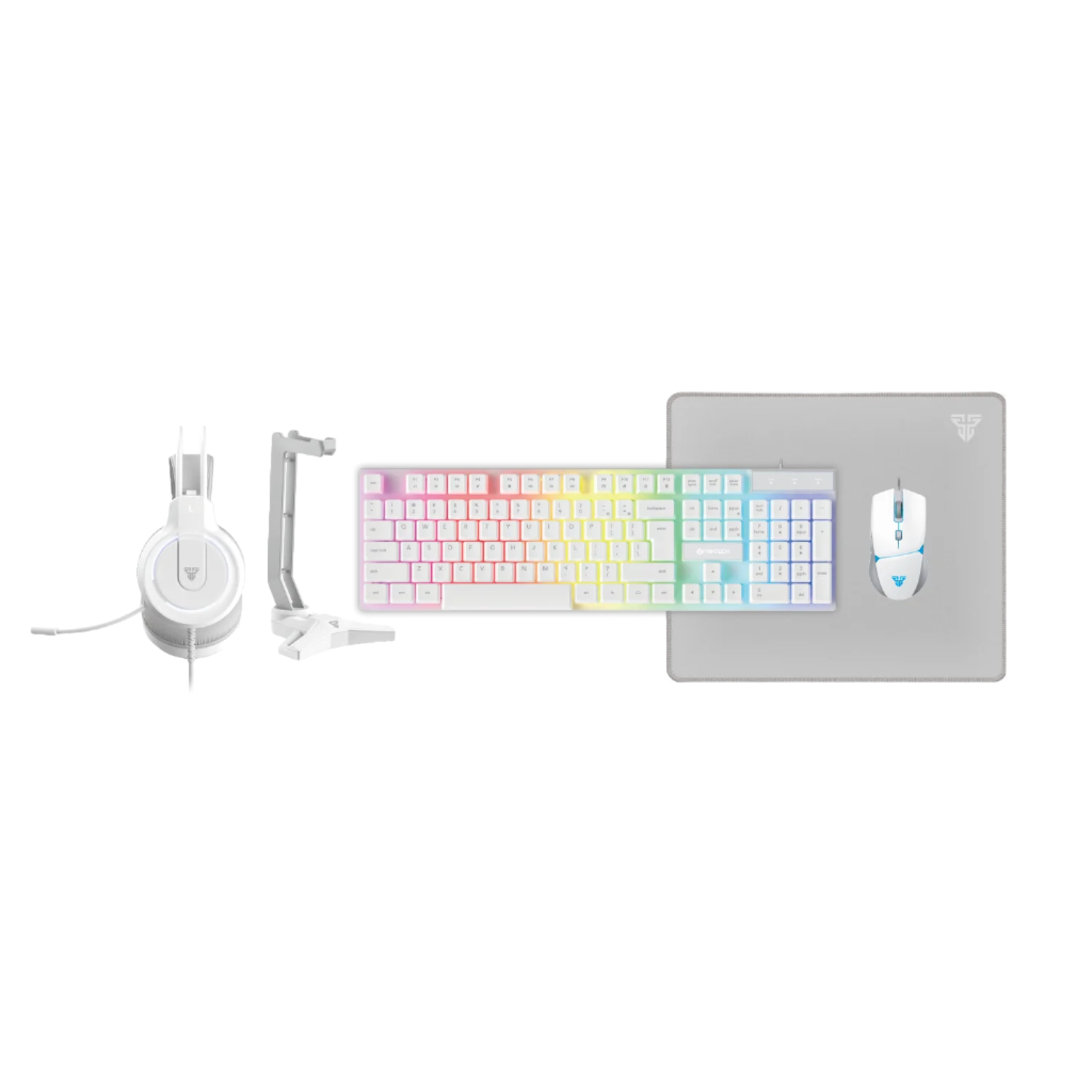 Fantech Gaming PC 5-in-1 Keyboard Combo with Mouse / Mousepad / Headset / Headset stand (P51)